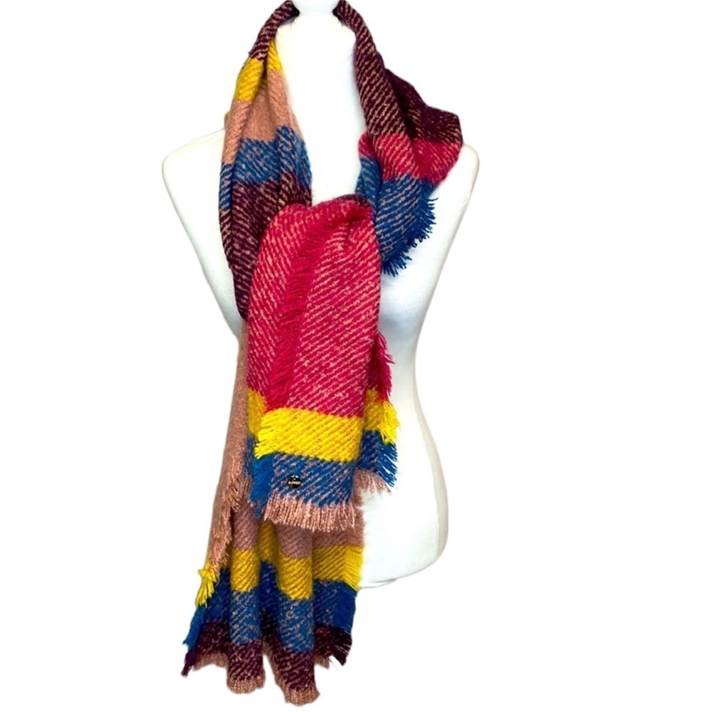 Express Brushed Blanket Fringes Scarf
